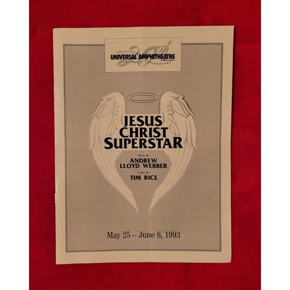 Ted Neeley "JESUS CHRIST SUPERSTAR" Carl Anderson / Dennis DeYoung 1993 Playbill - Picture 1 of 5
